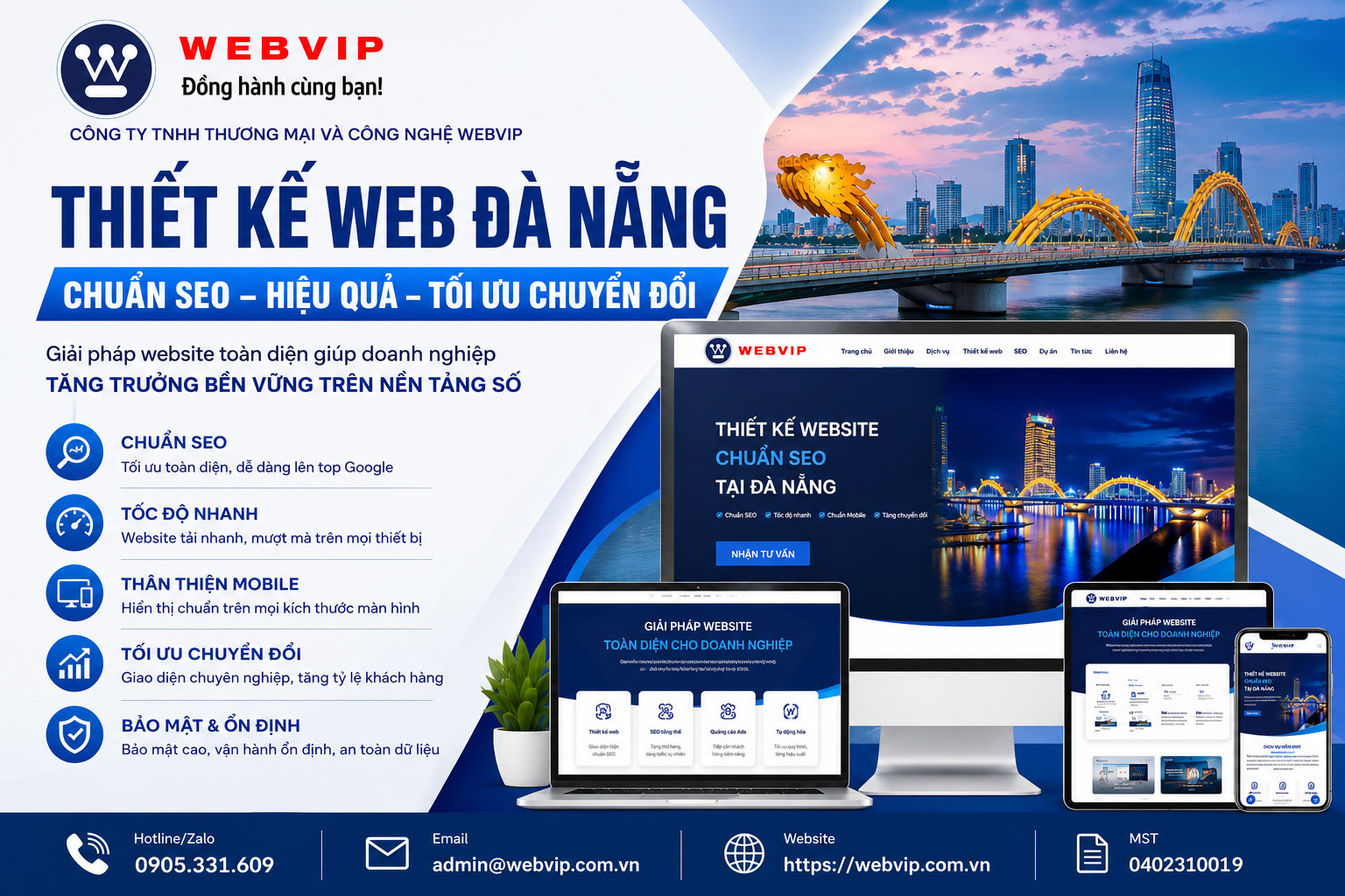 WEBVIP – Đơn Vị Thiết Kế Web Đà Nẵng Được Nhiều Doanh Nghiệp Tin Chọn Nhờ Tư Duy SEO Và Giải Pháp Công Nghệ Toàn Diện