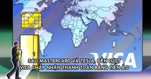 Nóng: Visa cho phép thanh toán bằng tiền mã hóa