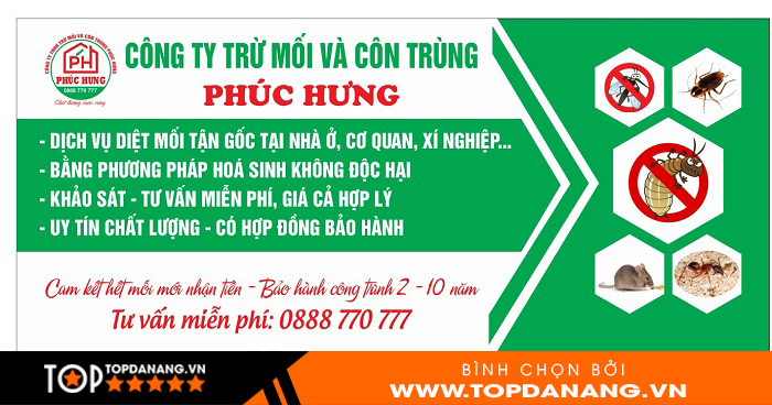 CÔNG TY TNHH TRỪ MỐI VÀ CÔN TRÙNG PHÚC HƯNG